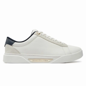 Modern Tennis Sneakers Tommy Hilfiger Chic Court Sneakers Women FW0FW08123-WHT