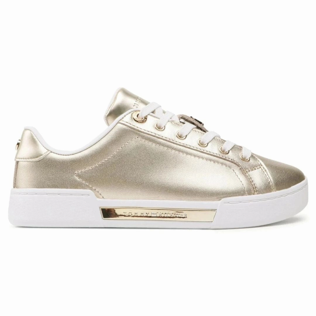 Tommy Hilfiger EO Katerina Sneakers Women XW0XW02282-GLD Sneakers On Motorcycle