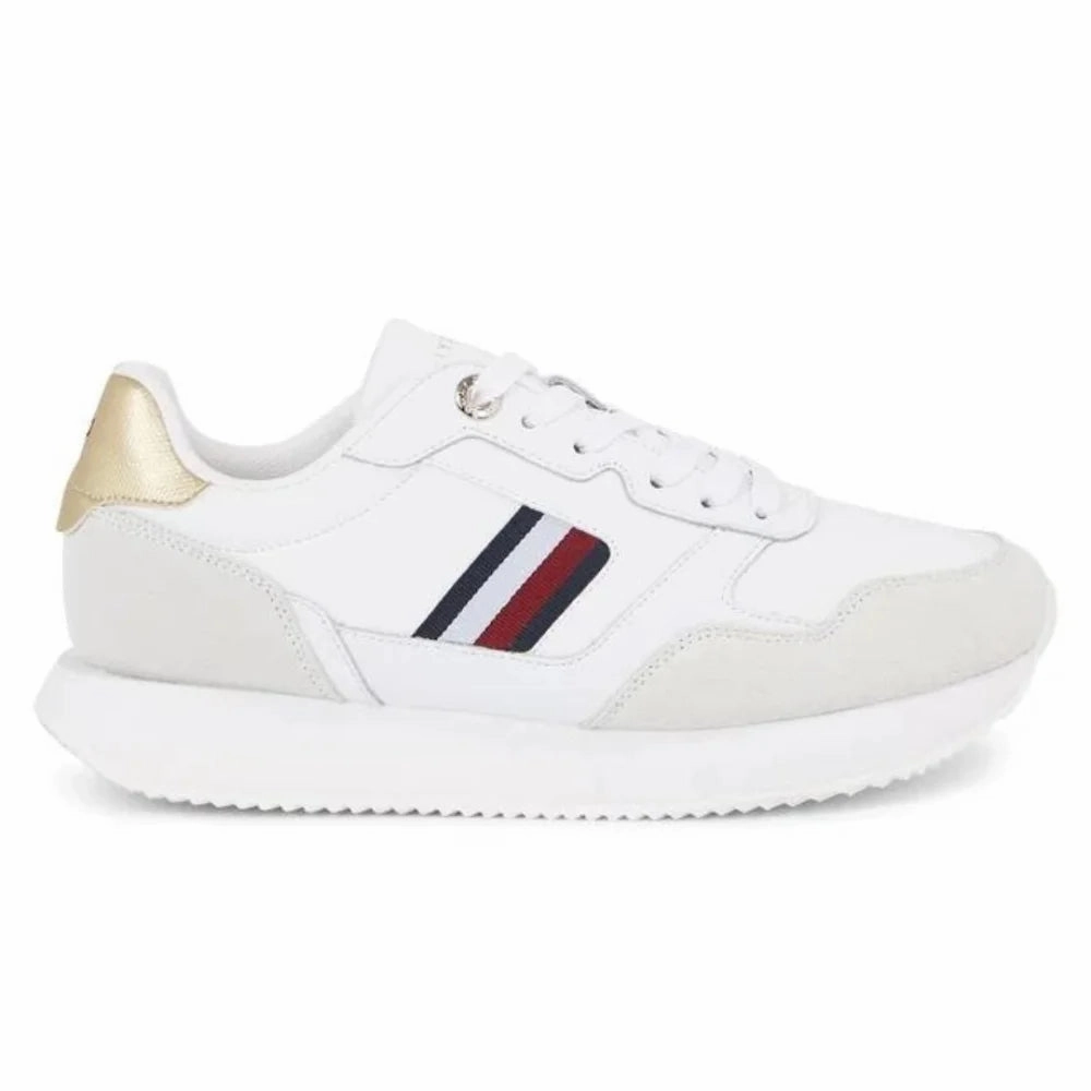 Tommy Hilfiger Global Stripes Lifestyle Runner Women FW0FW07584-WHT Rick Owens Sneakers Geobasket