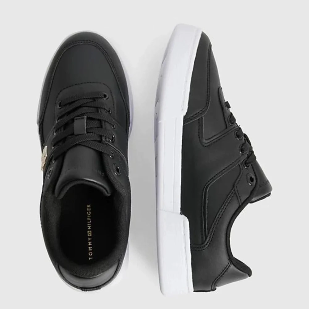 Tommy Hilfiger Prep Court Sneaker Women - BLK Sneakers Cool