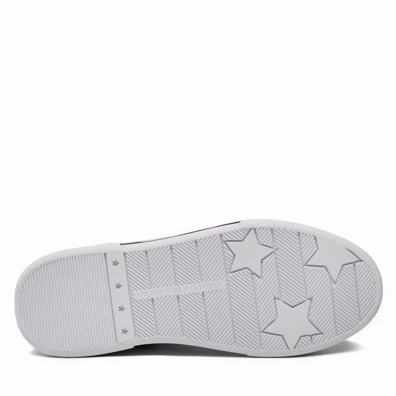 Tommy Hilfiger Tricolor Insert Sneaker Women - WHT Fluffy Sneakers