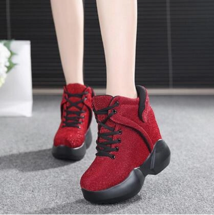 Best Way Clean Sneakers Women's Thick Sole Sneakers