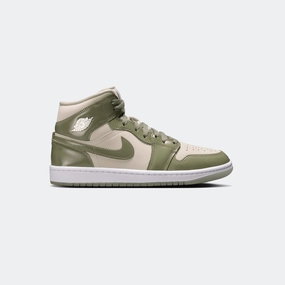 W Jordan 1 Mid "Oil Green" Asics Shoe Return