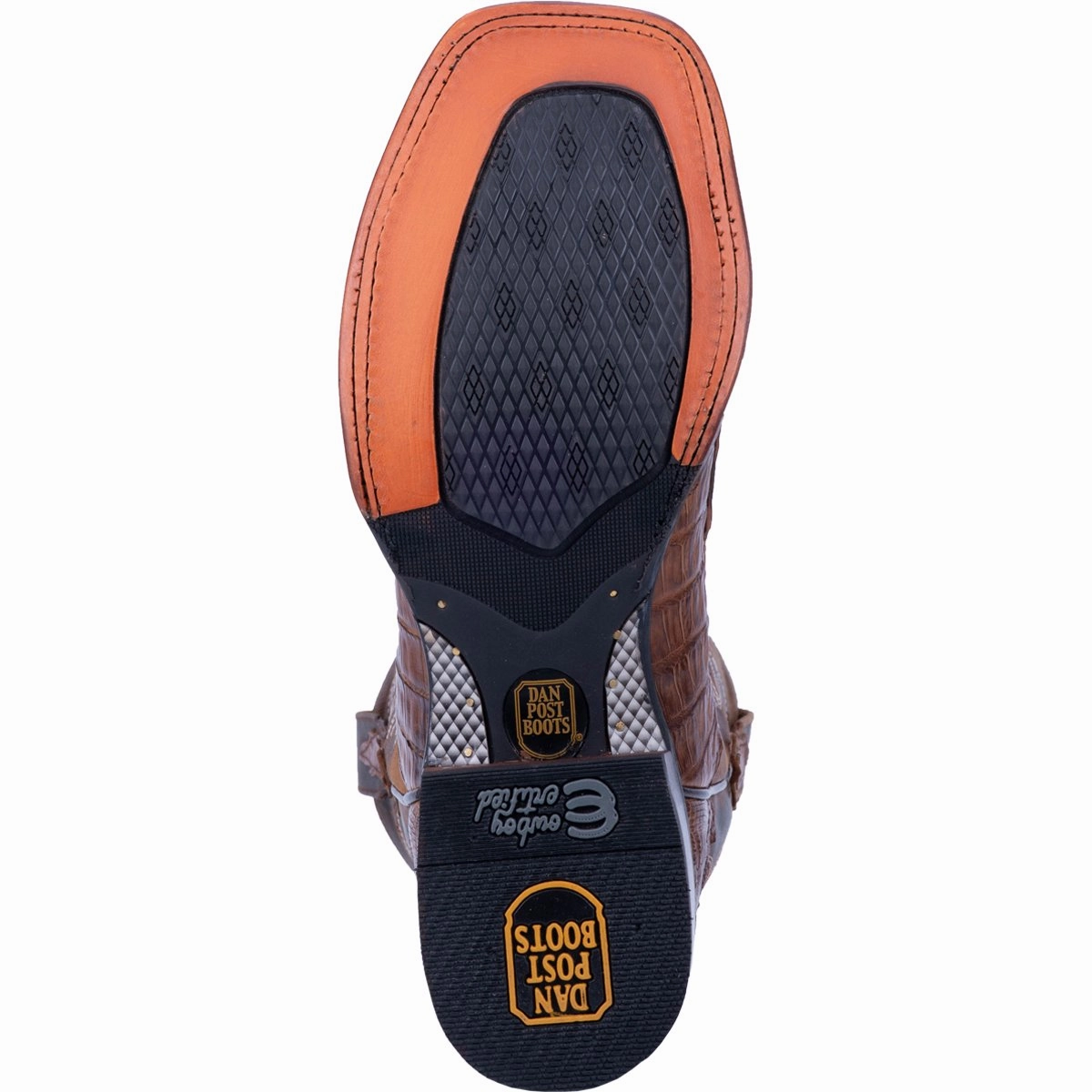 Kingsly Dan Post Men's Kingsly Square Toe Boot ~ BAY APACHE/CHOCOLATE (DS) Cowgirl And Boots