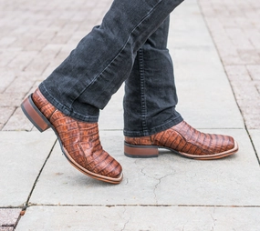 Kingsly Dan Post Men's Kingsly Square Toe Boot ~ BAY APACHE/CHOCOLATE (DS) Georgia Boots