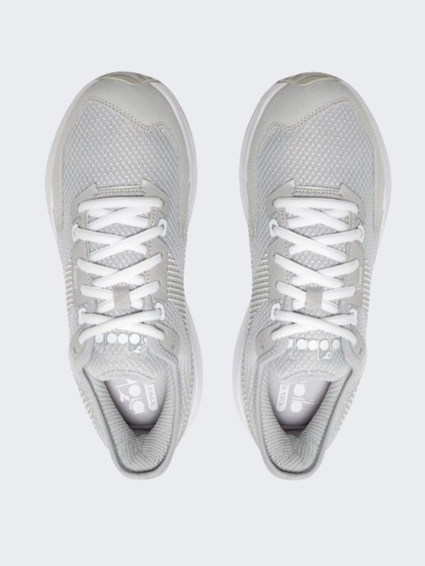 Diadora Passo 3 Women Running Shoes Silver/White Running Shoes For Barefoot Runners