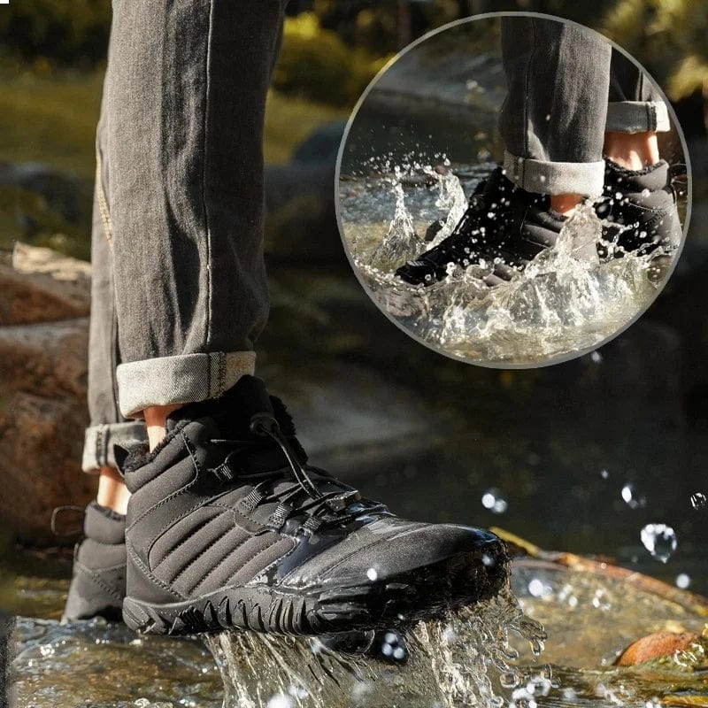TrailTrek - The Ultimate Barefoot-Style Winter Boots for Rugged Outdoor Adventures! Winter Boots With Insulation