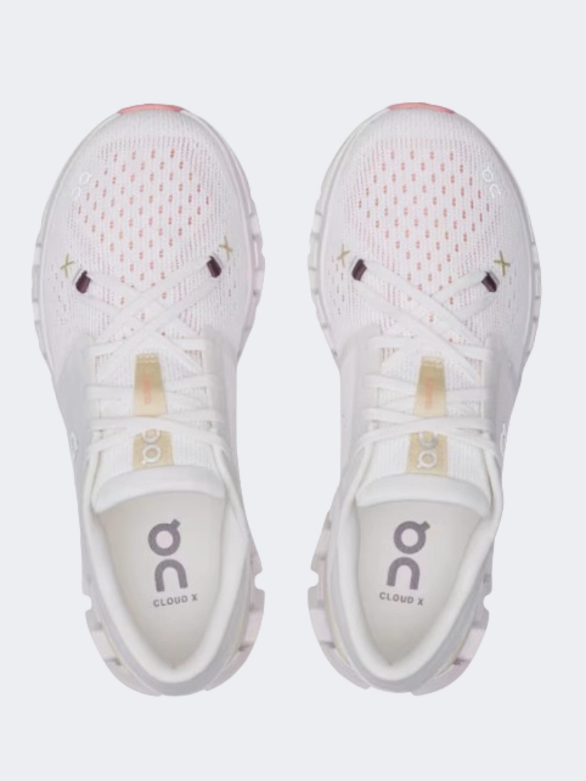 Nano Classic Training Shoes On Cloud X 4 Women Training Shoes Ivory/Sand