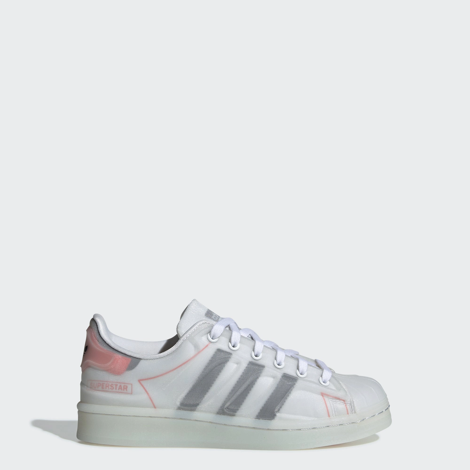 Kids' adidas Originals Superstar Futureshell Shoes Cloud White Adidas Equipment Shoes