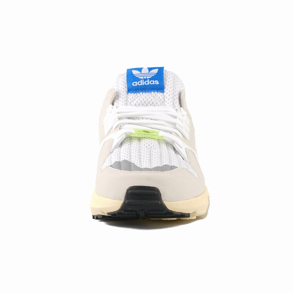 Adidas Shoes High Top adidas Originals - ZX Torsion (White/Raw White/Easy Yellow)