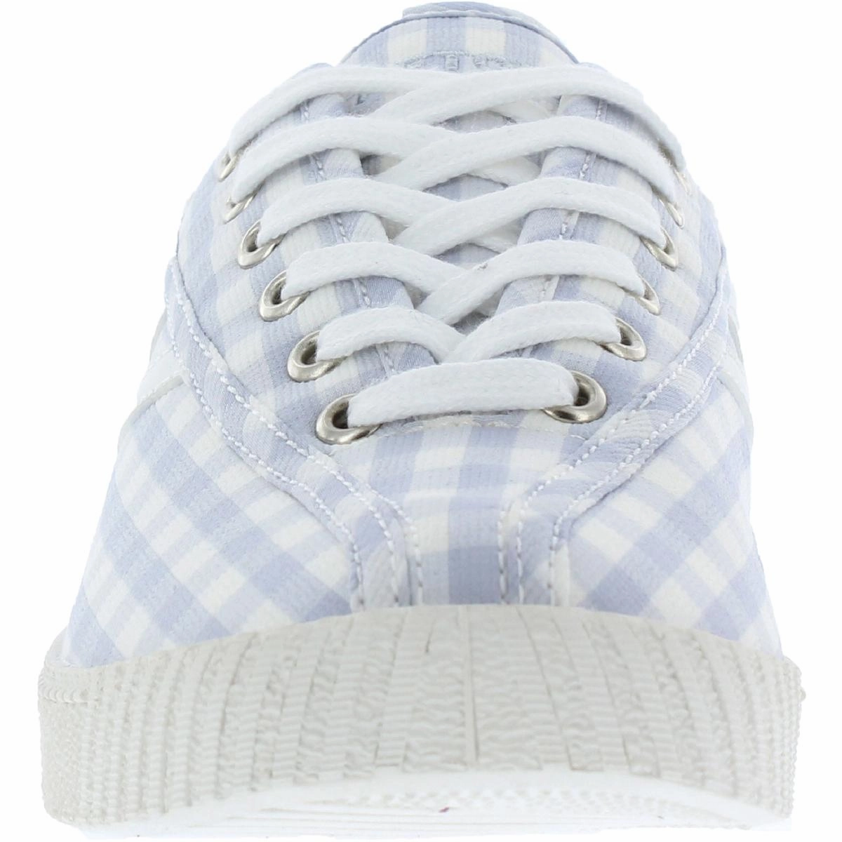 Tretorn Women's Nylite Gingham Lace Up Vintage Inspirered Tennis Sneakers Best Running Shoe For Training