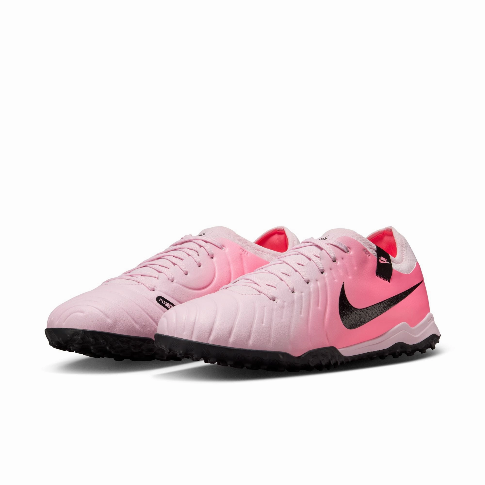 Asics Gel-tactic 12 Indoor Sport Shoe Nike React Legend 10 Pro TF Turf Soccer Shoe - Pink Foam/Black