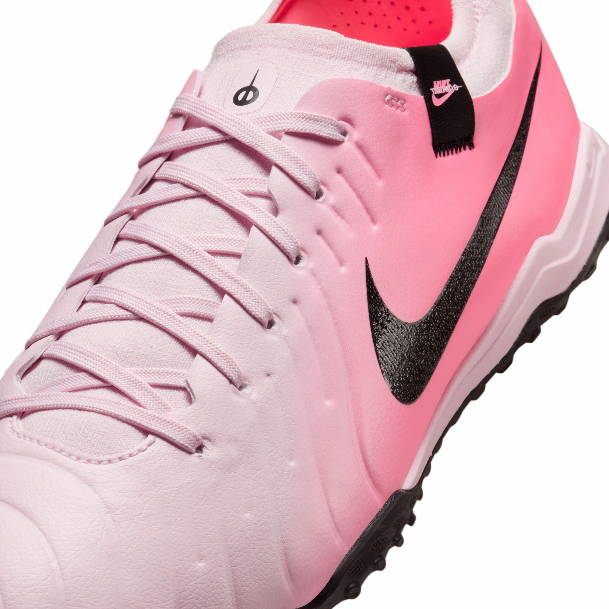 Nike React Legend 10 Pro TF Turf Soccer Shoe - Pink Foam/Black Carbon Plate Running Shoes Asics