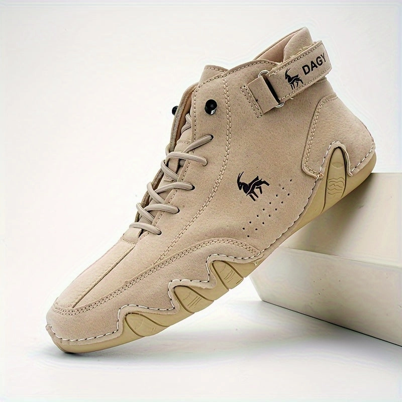 Non Slip Shoes | Men's Casual Boots |  Microfiber Leather  Sneakers Sale On Cowboy Boots