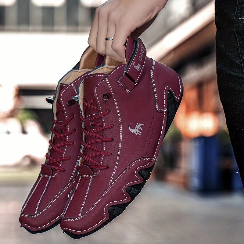 Fringe Boots Non Slip Shoes | Men's Casual Boots |  Microfiber Leather  Sneakers