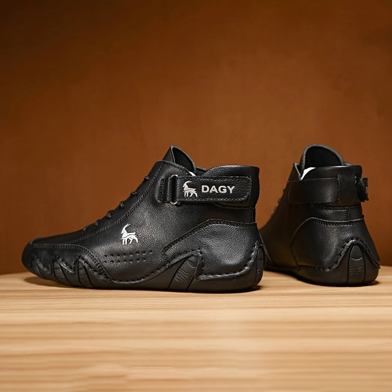 Motorcycle Boots And Shoes Non Slip Shoes | Men's Casual Boots |  Microfiber Leather  Sneakers