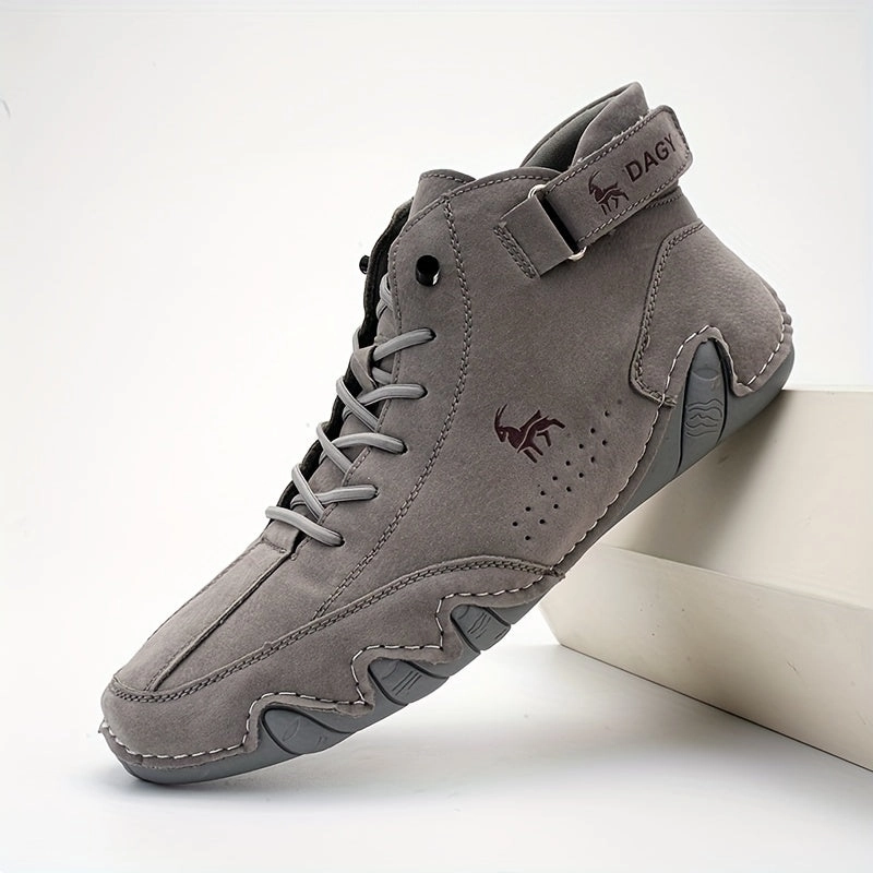 Steel Boots Non Slip Shoes | Men's Casual Boots |  Microfiber Leather  Sneakers