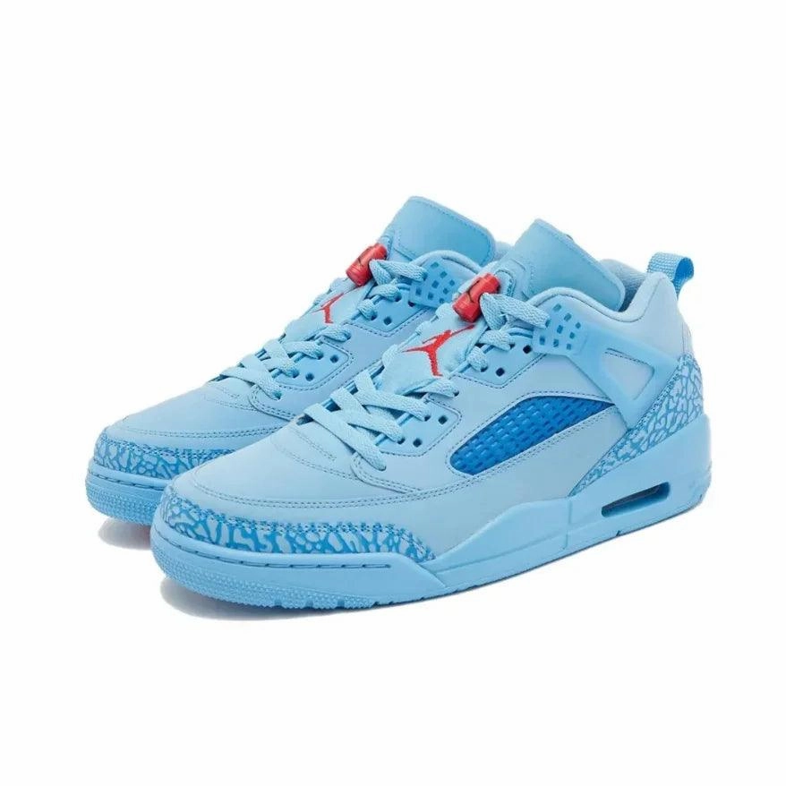 Jordan Blue Spizike LOW Comfortable and versatile Non-slip wear sports low-top retro board shoes Kohls Asics Running Shoes