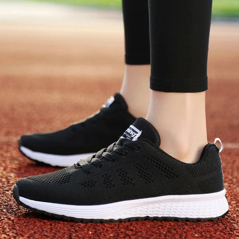 Flat Face Trigger Shoe Sneakers Women Shoes Fashion Vulcanize Chunky Sneakers Flat Ladies Shoes Walking Women's Sneakers Plus Size Mujer Shoes Woman
