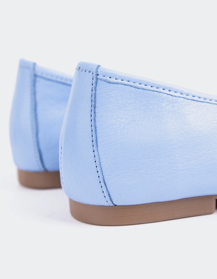 Ramesses Light Blue Leather 2018 Flat Shoes