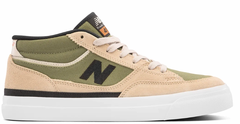 All Black New Balance Women New Balance - Numeric Franky Villani 417 Shoes | Beige Green
