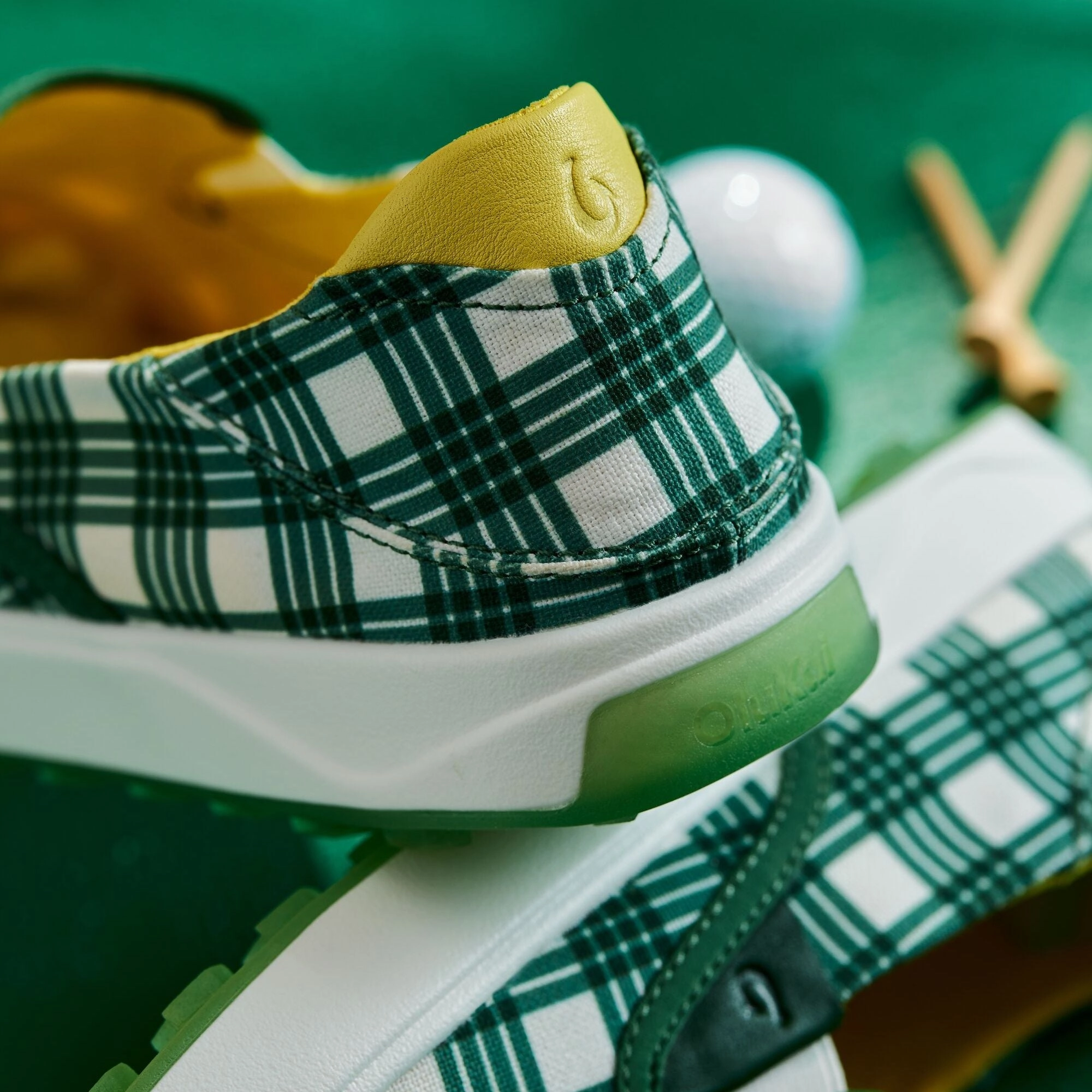 Waialae Slip On - Medium Green / Bright White Polo Golf Shoes