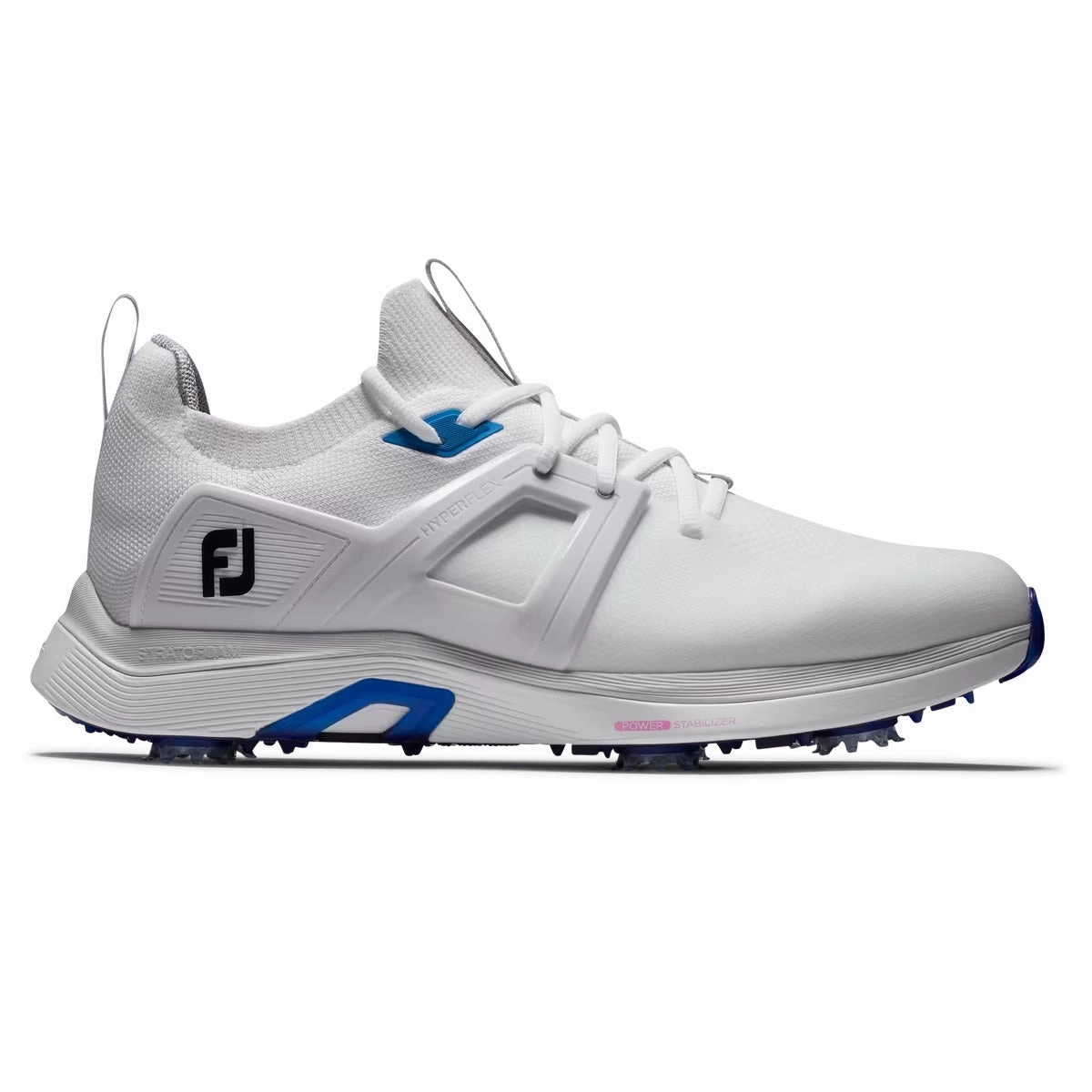 Best Spikeless Golf FootJoy HyperFlex Golf Shoes 51118 White/Blue 2023