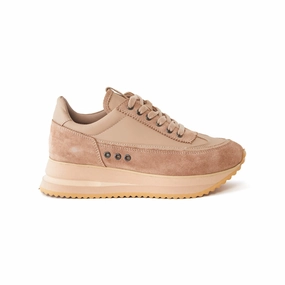 Wirecutter Sneakers Women's Suede Calf Leather Handmade Sneakers W5014