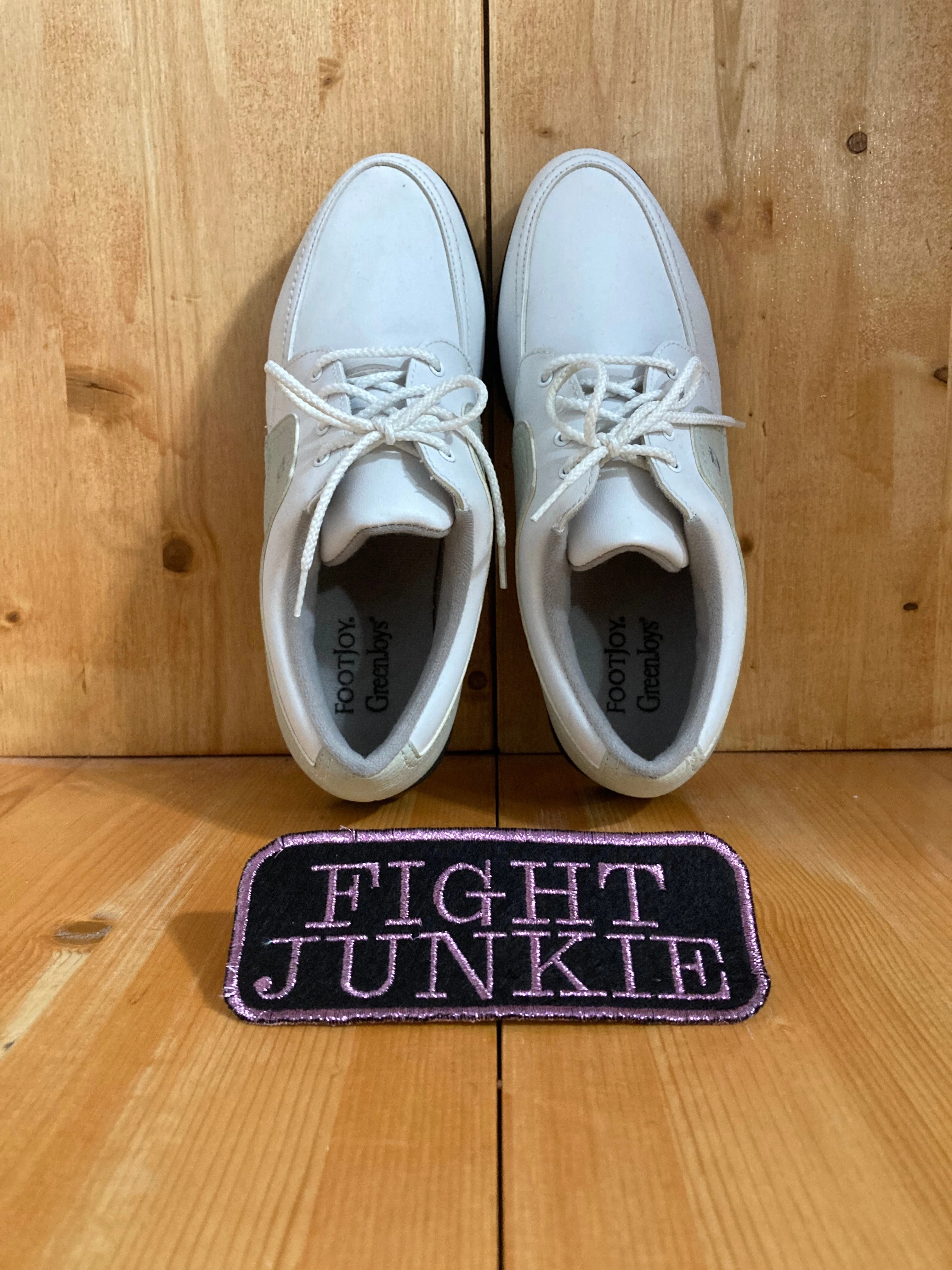 Air Max 1 86 Og Golf Shoes FOOTJOY GREENJOYS Women Size 8M Leather Golf Shoes Sneakers White 48704