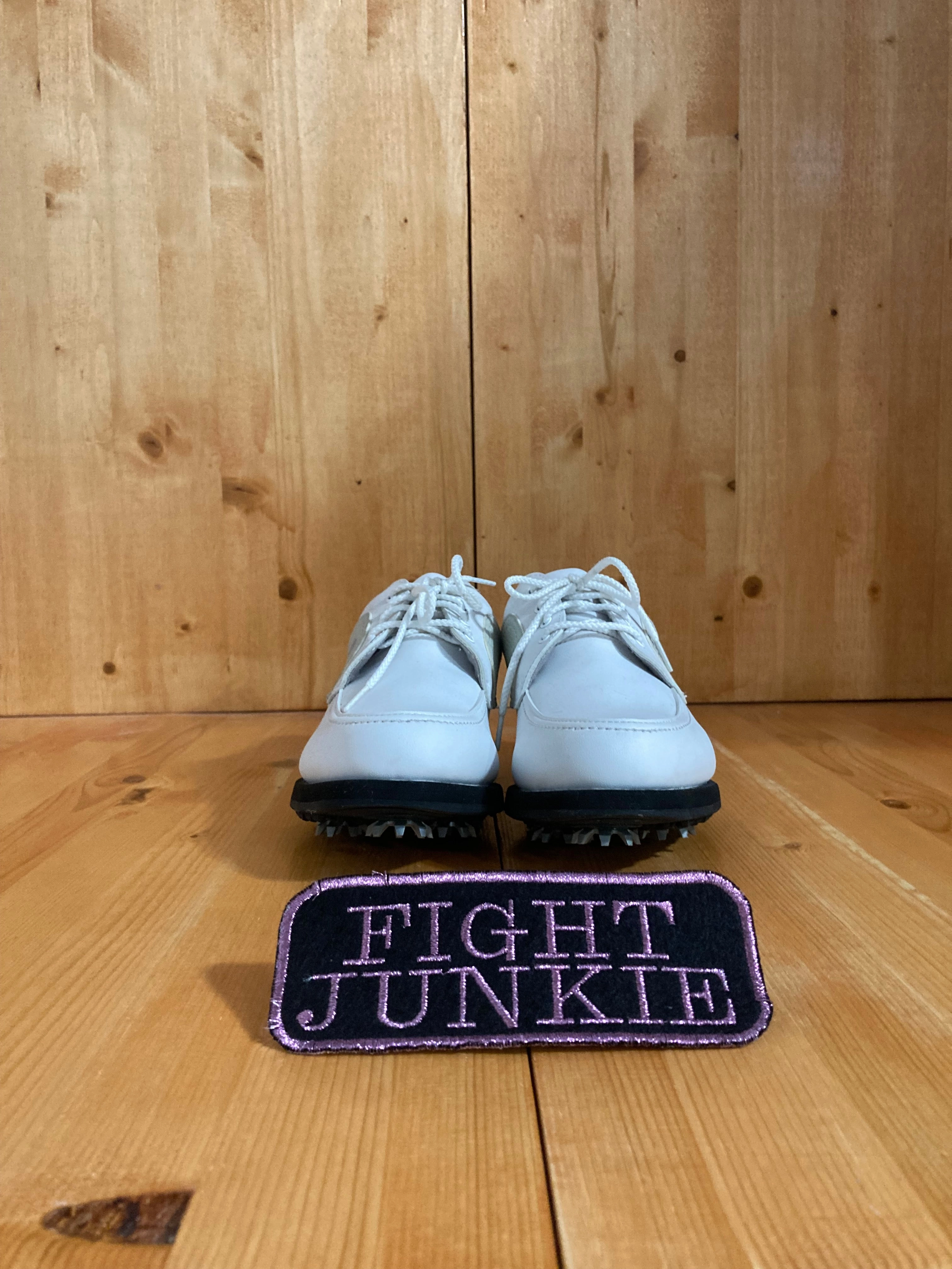 FOOTJOY GREENJOYS Women Size 8M Leather Golf Shoes Sneakers White 48704 Sale  Golf Shoe  Golf