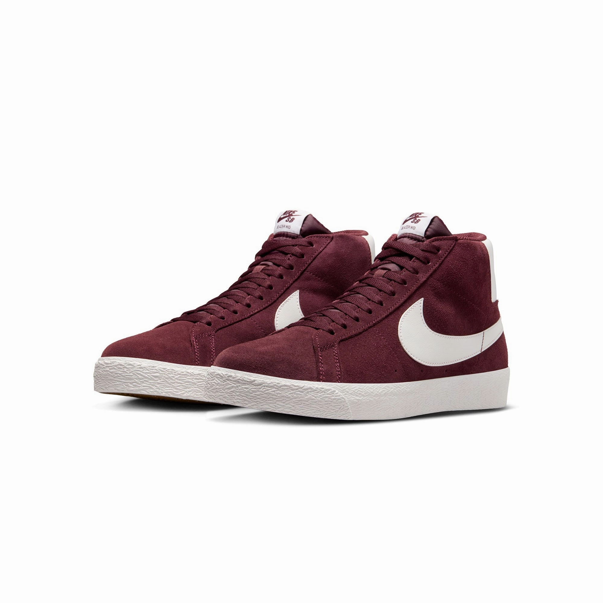 Nike SB Blazer Mid Burgundy Crush Shoes Asics Shoes For Standing All Day