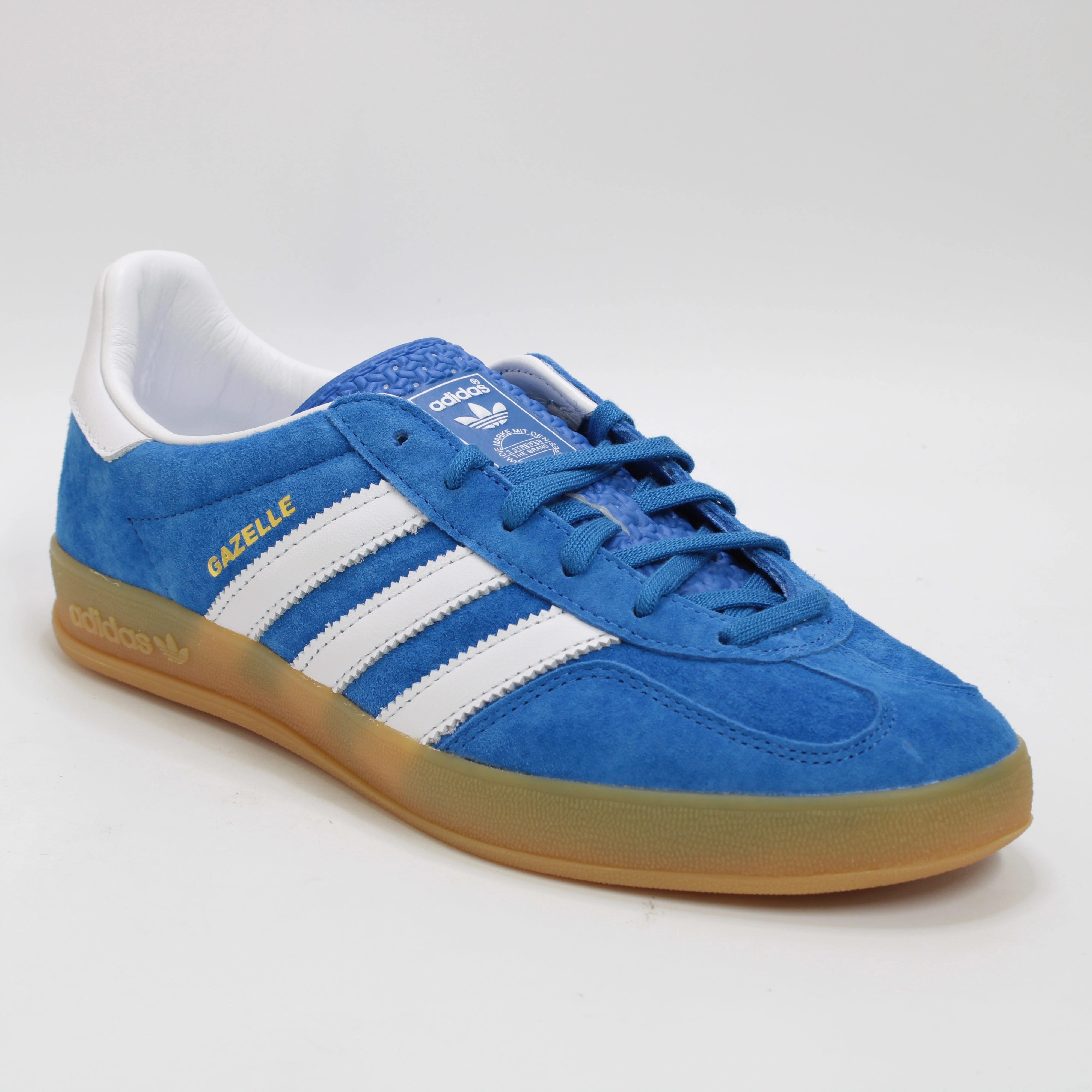 Adidas Velocade Cycling Shoes adidas Gazelle Indoor Blue White Gum Trainers