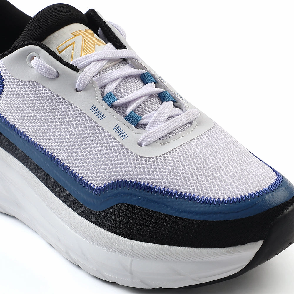 Running Shoes Similar To Glycerin 21 Leap7x White Sports Lacing Running Shoes For Men ROBUST-3E By Liberty