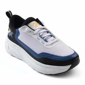 Running Shoes Pro Leap7x White Sports Lacing Running Shoes For Men ROBUST-3E By Liberty