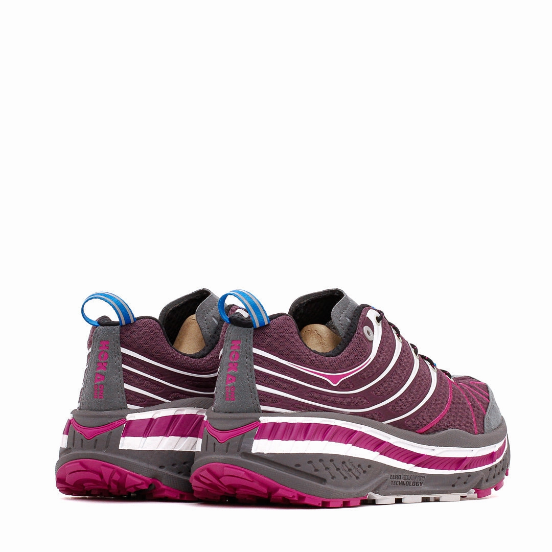 Hoka One One Men Stinson EVO OG Aubergine 1155350-AFC Best Shoes For Trail Walking