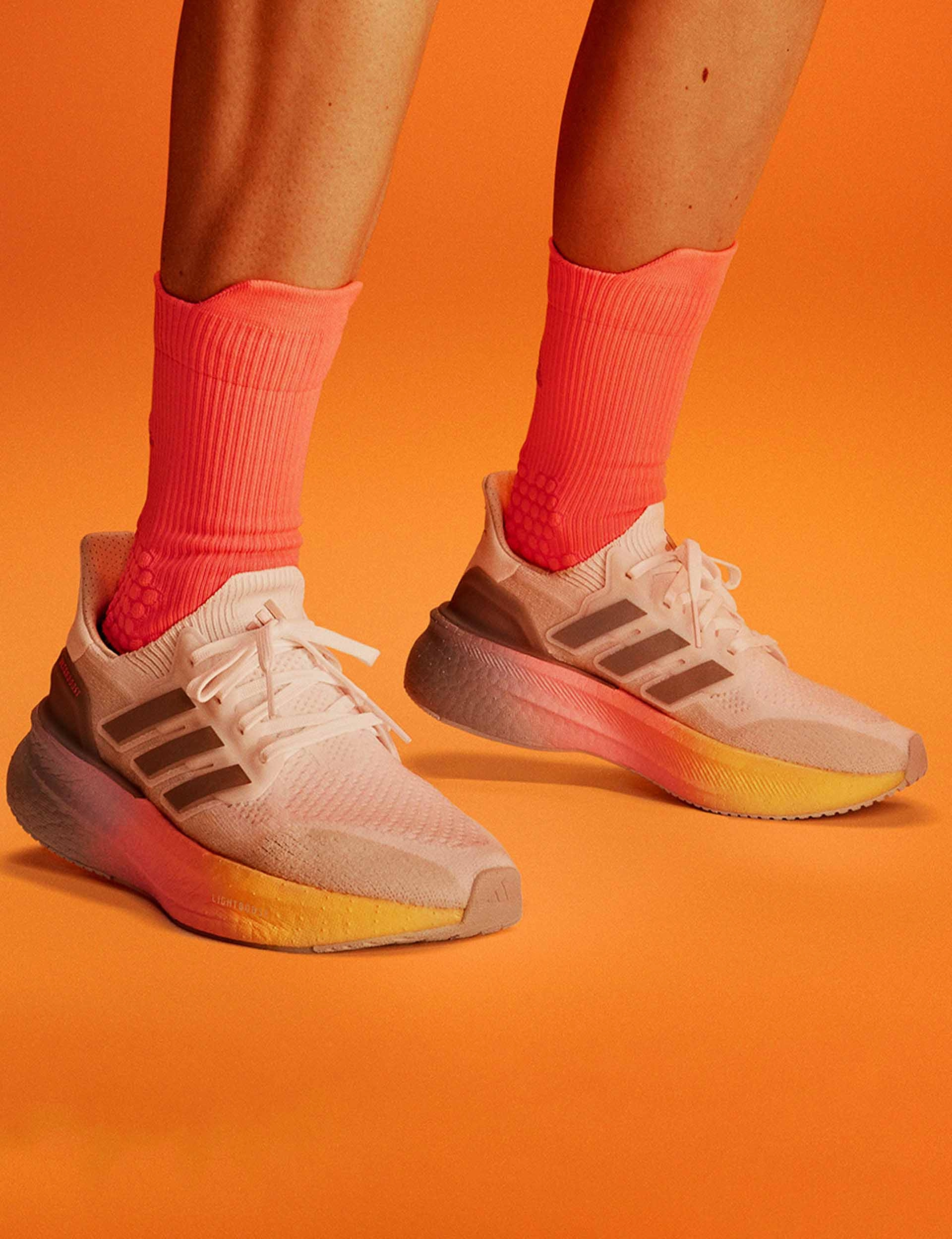 Adidas Shoes Bad Bunny Ultraboost 5 Shoes - Cloud White/Glory Grey/Lucid Pink