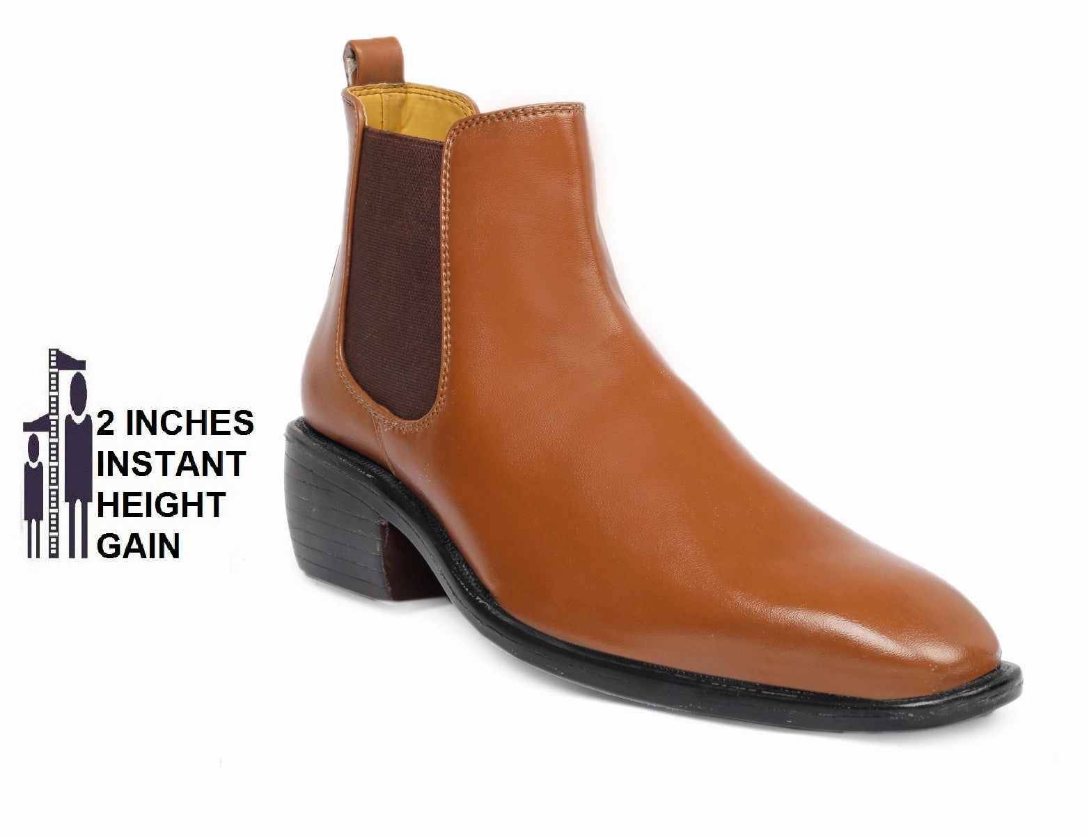 Men's 2 Inch Hidden Height Increasing Trendiest Boots Casual Boots For Jeans