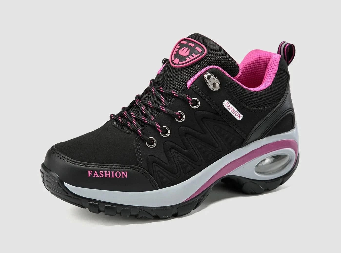 Vibram Hiking Shoes FitVille Women's Air Cushion Hiking Shoes