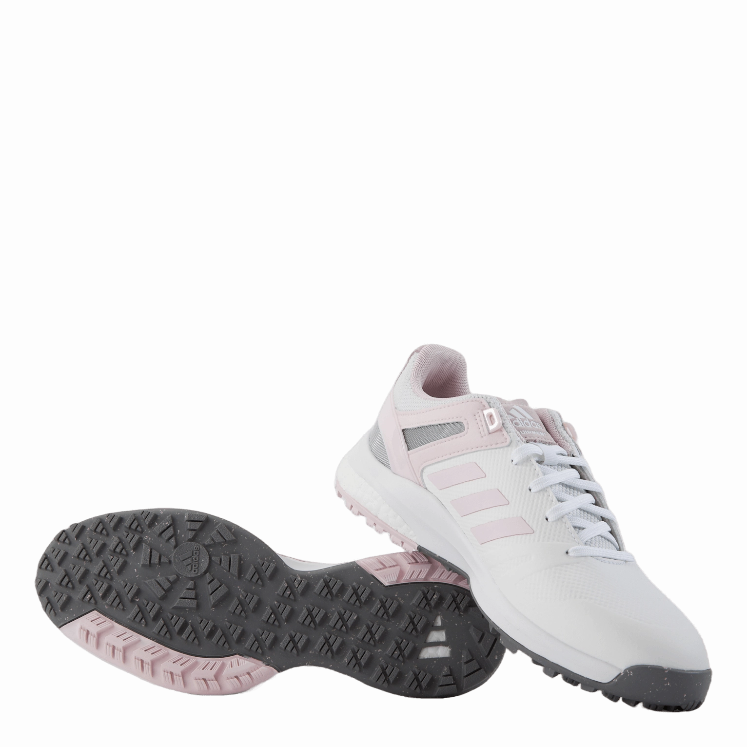 With Arch Support Golf EQT Spikeless Golf Shoes Cloud White / Almost Pink / Grey Three