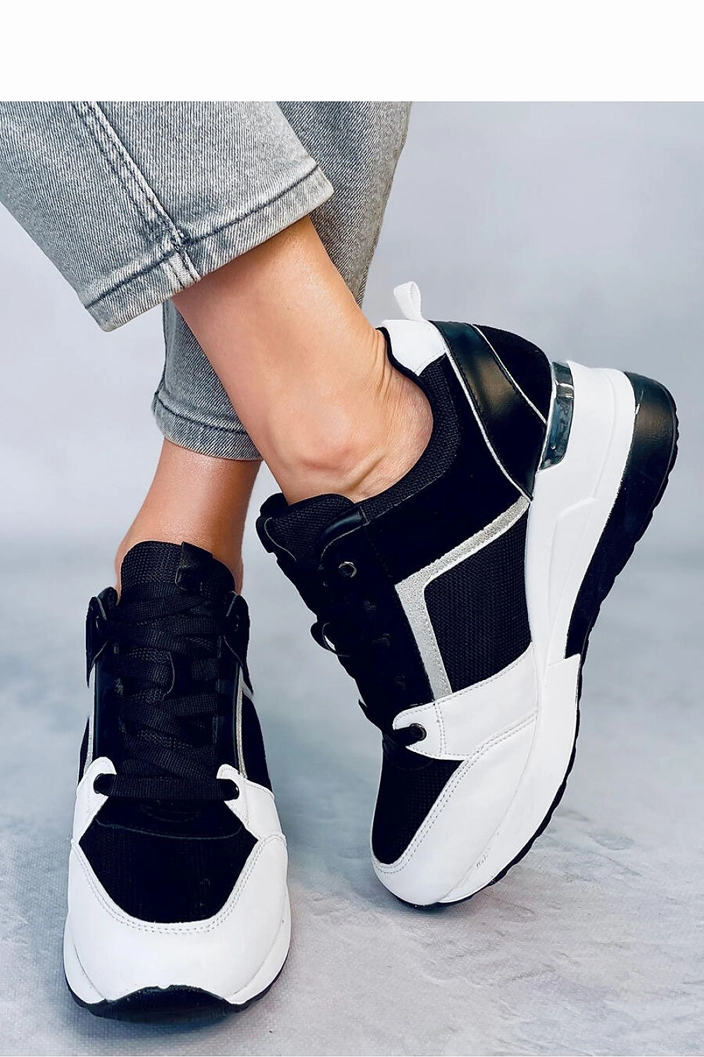 Blk Sneakers Wedge heel sneakers Inello