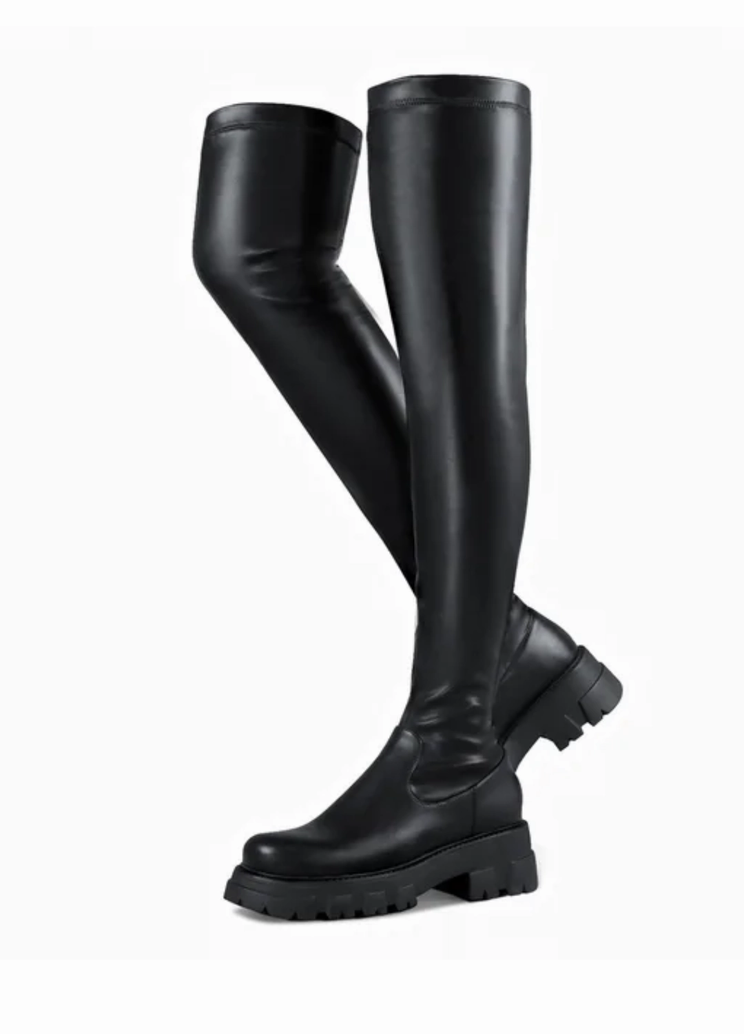 USS Shoes Elvira Women's Over-the-Knee Elastic Boots Vegetarian Boots