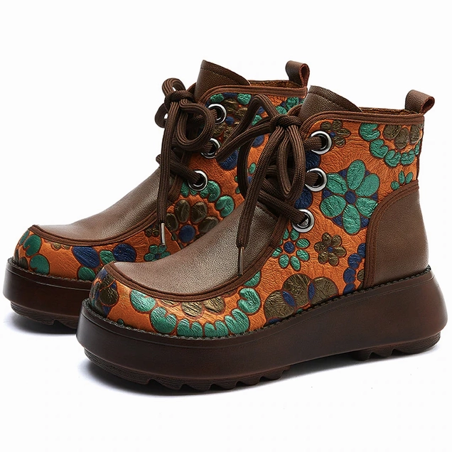 USS Shoes Enriqueta Women's Lace Up Booties Zamberlan Hunting Boots