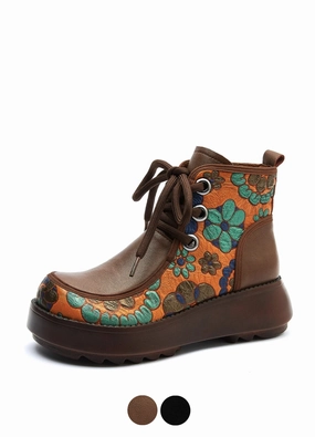 USS Shoes Enriqueta Women's Lace Up Booties Path Of Exile Boots