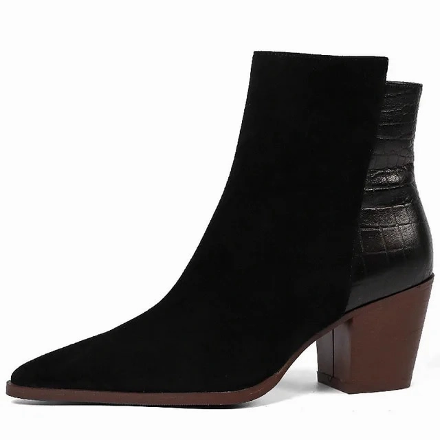 Boots Loewe USS Shoes Holaya Women's Point Toe Autumn Boots