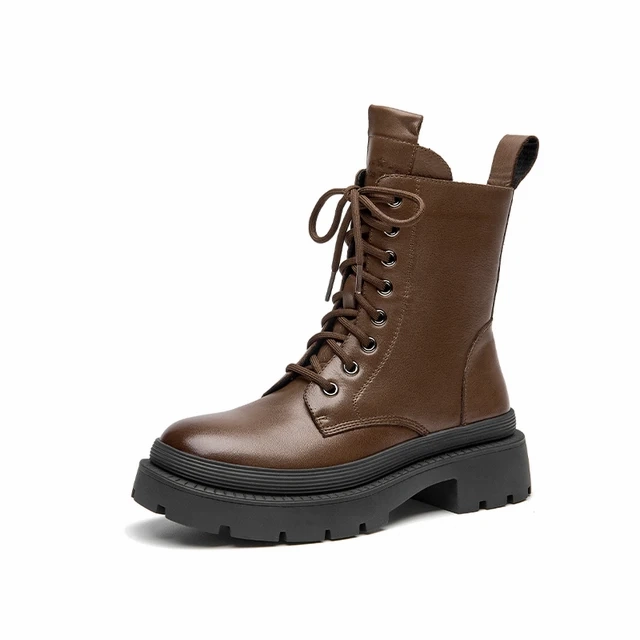 Chukka Boots USS Shoes Lorent Women's Lace Up With Side Zipper Boots