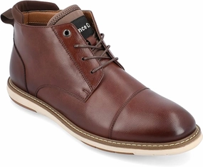 Vance Co. Men's Redford Tru Comfort Foam Chukka Boot  Color Brown Size 8.5M Wedge Short Boots