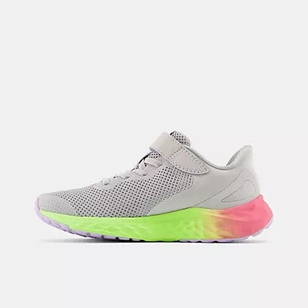 Made In America New Balance New Balance Kids Fresh Foam Arishi Running Shoes- Grey Purple