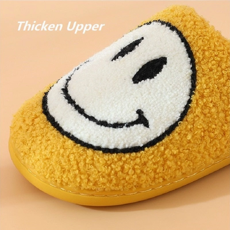Unicorn From Despicable Me Slippers Trendy smiley face Winter Womens' Slipper