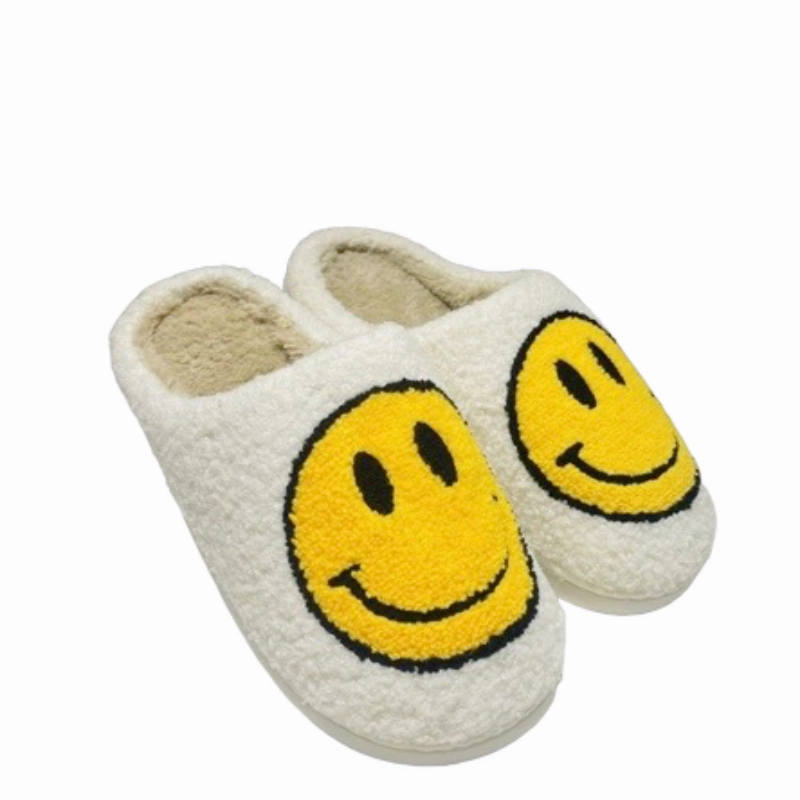 Trendy smiley face Winter Womens' Slipper Stolen Slippers