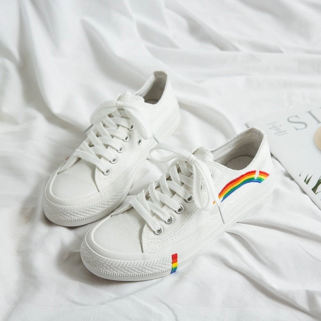 Reef Sneakers Vulcanized Women shoes High top Canvas sneakers women Mixed Colors Sport Shoe Girls School Shoes Leisure Flat chaussures femme